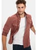 Camel Active Langarm Hemd in Regular Fit aus Cord in Rot