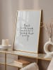 Tales by Jen Poster / Kunstdruck "Don't look back, you're not going that way" I Ohne Rahmen