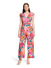 Vera Mont Jumpsuit mit Blumenprint in Yellow/Pink