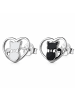 schmuck23 Silber Ohrringe 925 Katze 0,7 cm x 0,8 cm