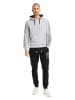 Bruno Banani Hoodie ohne Reißverschluss WEST in Grau / Melange