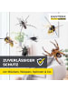 EASYmaxx Moskitonetz 2er-Set 110x130cm weiß 12 Magnetbefestigung für Fenster Transparent