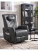 Beliani Fernsehsessel REA in Schwarz - (W) 85 x (H) 102 x (L) 107 cm