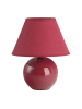 Brilliant Lampe Primo Tischleuchte rot | 1x D45, E14, 40W, geeignet für Tropfenl