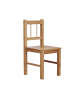relaxdays Kinderstuhl in Natur - (B)27 x (H)57 x (T)29 cm