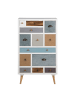 ebuy24 Kommode Thames Weiß 70 x 30 cm