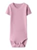name it Kurzarmbody mit Spitzenbordüre in fragrant lilac