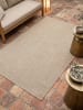 KADIMA DESIGN Teppich Outdoor VIGOLENO modern Uni Wohnzimmer Schlafzimmer in Sand