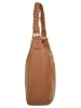 Samantha Look Handtasche echt Leder in cognac
