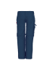 Trollkids Quick-Dry Zip-Off Hose "Oppland Slim Fit" in Mystik Blau