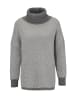 Aniston CASUAL Strickpullover in grau-wollweiß