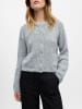 Object Strickjacke in Medium Grey Melange