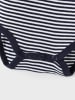 name it Baby kurzarm Body im 3er Pack mit Elefanten Motiv in Blau