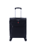 Gladiator 2000 4 Rollen Kabinentrolley 55 cm mit Dehnfalte black