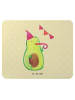 Mr. & Mrs. Panda Mouse Pad Avocado Party ohne Spruch in Gelb Pastell