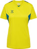 Hummel T-Shirt Hmlauthentic Damen in SULPHUR SPRING/BLUE CORAL