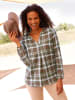 WITT WEIDEN Flanell-Bluse in oliv-rotbraun-kariert