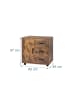 relaxdays Rollcontainer in Vintagebraun - (B)60 x (H)57 x (T)40 cm