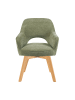 DUBI Möbel 2er-Set: Drehstuhl Mika-Mara in Grün - (B)60 x (H)87 x  (T)65 cm