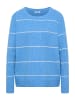 Cecil CECIL Bluse TOS Cosy Structure Stripe in Fountain Blue Melange