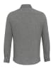 Pure Knopfleisten Langarmshirt für Herren in grau