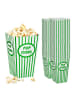 relaxdays 48 x Popcorntüten in Grün/ Weiß