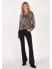 usha FESTIVAL Damen Blouse in Schwarz Mehrfarbig
