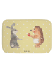 Mr. & Mrs. Panda Badematte Hase Igel ohne Spruch in Gelb Pastell