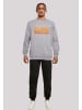 F4NT4STIC Sweatshirt Ski More Worry Less in grau meliert
