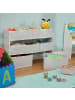 relaxdays Kinderregal in Weiß - (B)92 x (H)60 x (T)30 cm