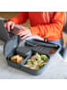 koziol PASCAL READY - Lunchbox-Set + Besteck-Set in nature ash grey