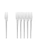 Villeroy & Boch 6er Set Tafelgabel NewMoon in 218 mm in silber