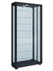 ebuy24 Vitrinenschrank LumoMini 1 Schwarz 59 x 18 cm