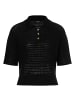 More & More Ajourpullover in black