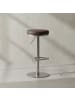 KADIMA DESIGN Barhocker WL1.612 Edelstahl höhenverstellbare Sitzhöhe 57 - 82 in Braun