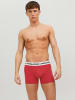 Jack & Jones 3-er Stück Pack Boxershorts Retro Unterwäsche Set JACRIKKI in Rot-Blau