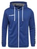 Hummel Hoodie Hmlauthentic Poly Zip Hoodie in TRUE BLUE