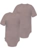 Normani Outdoor Sports 2er Set Baby Merino Body Kurzarm Tauranga in Rosa