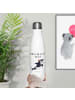 Mr. & Mrs. Panda Thermosflasche Orca Zylinder mit Spruch in Weiß