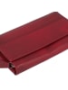 Greenburry Destressed Geldbörse RFID Schutz Leder 18.5 cm in deep red