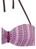 Vivance by Lascana Bügel-Bandeau-Bikini in rosa bedruckt