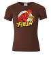 Logoshirt T-Shirt The Fastest Man Alive in braun