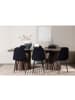 ebuy24 Essgruppe Olivia (7-teilig) Mokka 100 x 210 cm