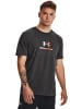 Under Armour T-Shirt "UA Global Lockertag Short Sleeve" in Grau