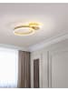 Beliani Deckenleuchten GLYDE in Gold - (W) 38 x (H) 9 x (L) 30 cm