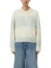 comma Strickpullover in ecru mint - 0001