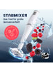Gourmet Maxx Stabmixer 400W weiß/grau mit Messbecher Weiß