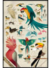 Juniqe Poster in Kunststoffrahmen "Birds" in Bunt