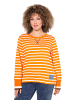 Ulla Popken Sweatshirt in kräftiges orange