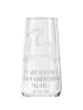 Mr. & Mrs. Panda Trinkglas Lama Springen mit Spruch in Transparent